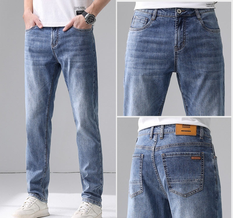 Men's Jeans Straight Fashion Slim Fit