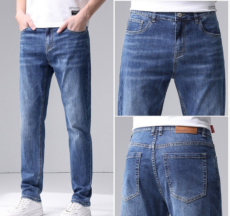 Men's Jeans Straight Fashion Slim Fit