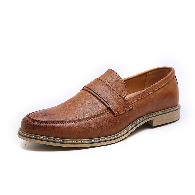 Men's Slip-on Formal Wear Gentleman Leather Shoes Business