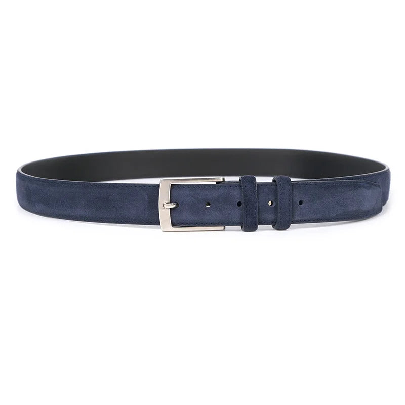 New Style Fashion Brand Welour Genuine  Belt Leather  Men