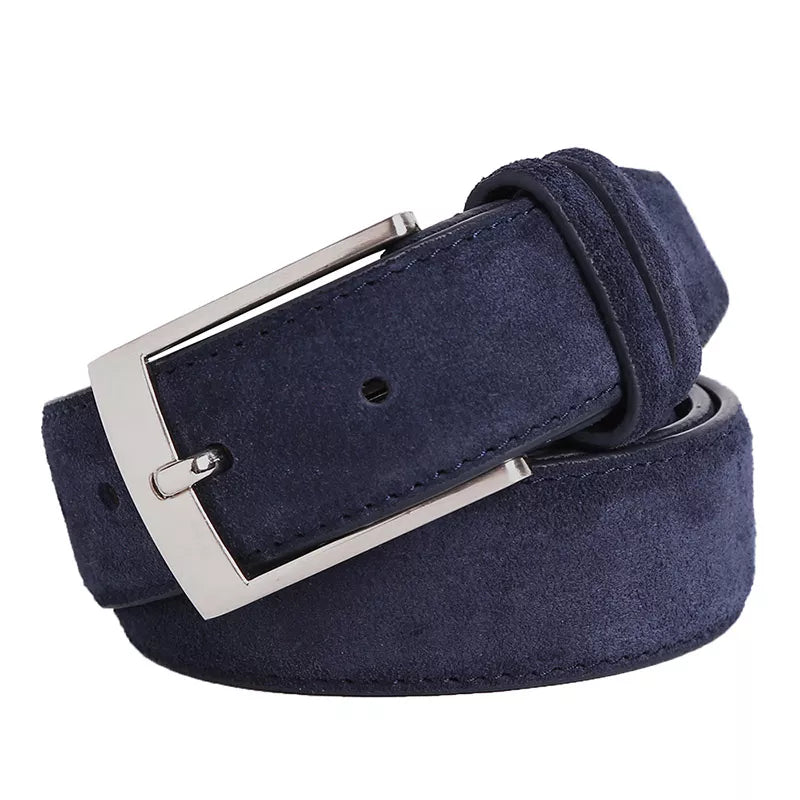 New Style Fashion Brand Welour Genuine  Belt Leather  Men