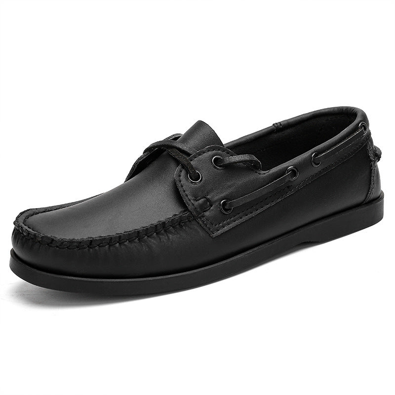 Male Plus Size Casual Leather Shoes