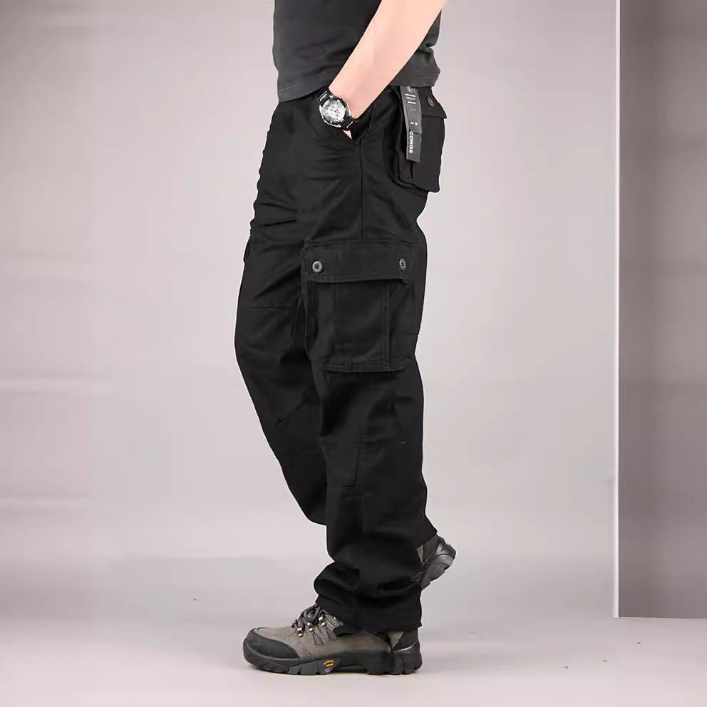 Multi-pocket Men's Casual Loose Labor Protection Pants