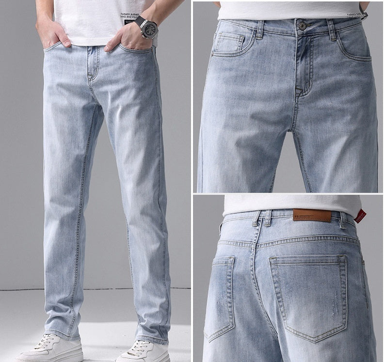 Men's Jeans Straight Fashion Slim Fit