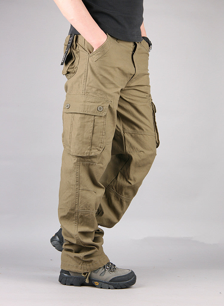 Multi-pocket Men's Casual Loose Labor Protection Pants