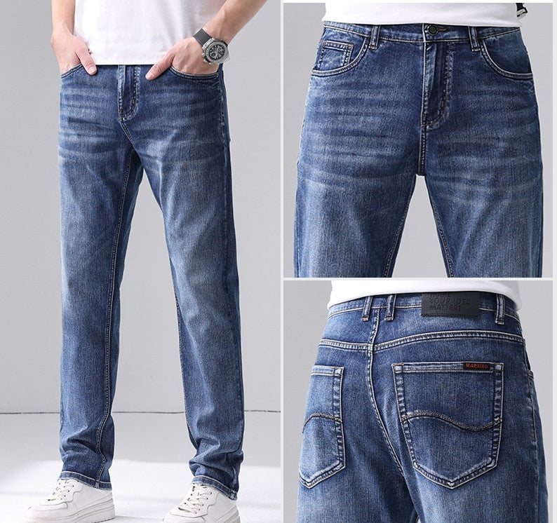 Men's Jeans Straight Fashion Slim Fit